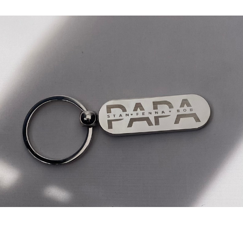 Vaderdag sleutelhanger gepersonaliseerd met naam