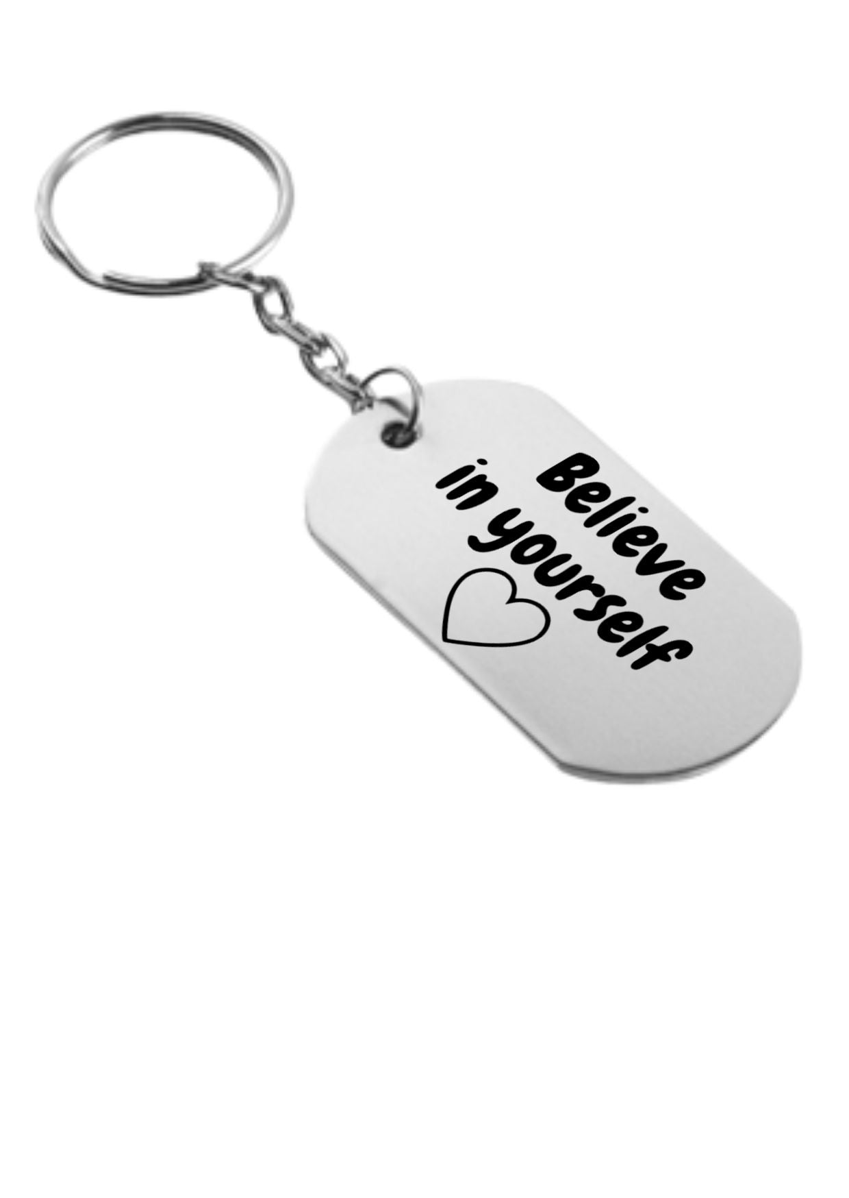 believe in yourself sleutelhanger