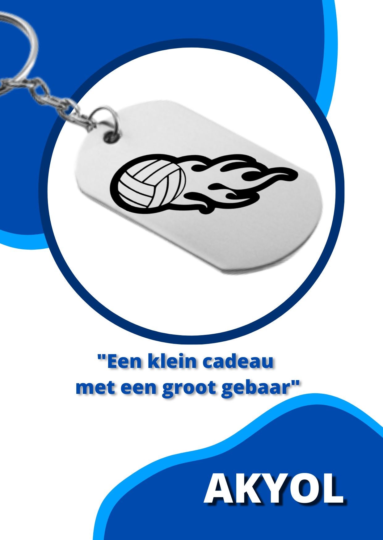 volleybal sleutelhanger