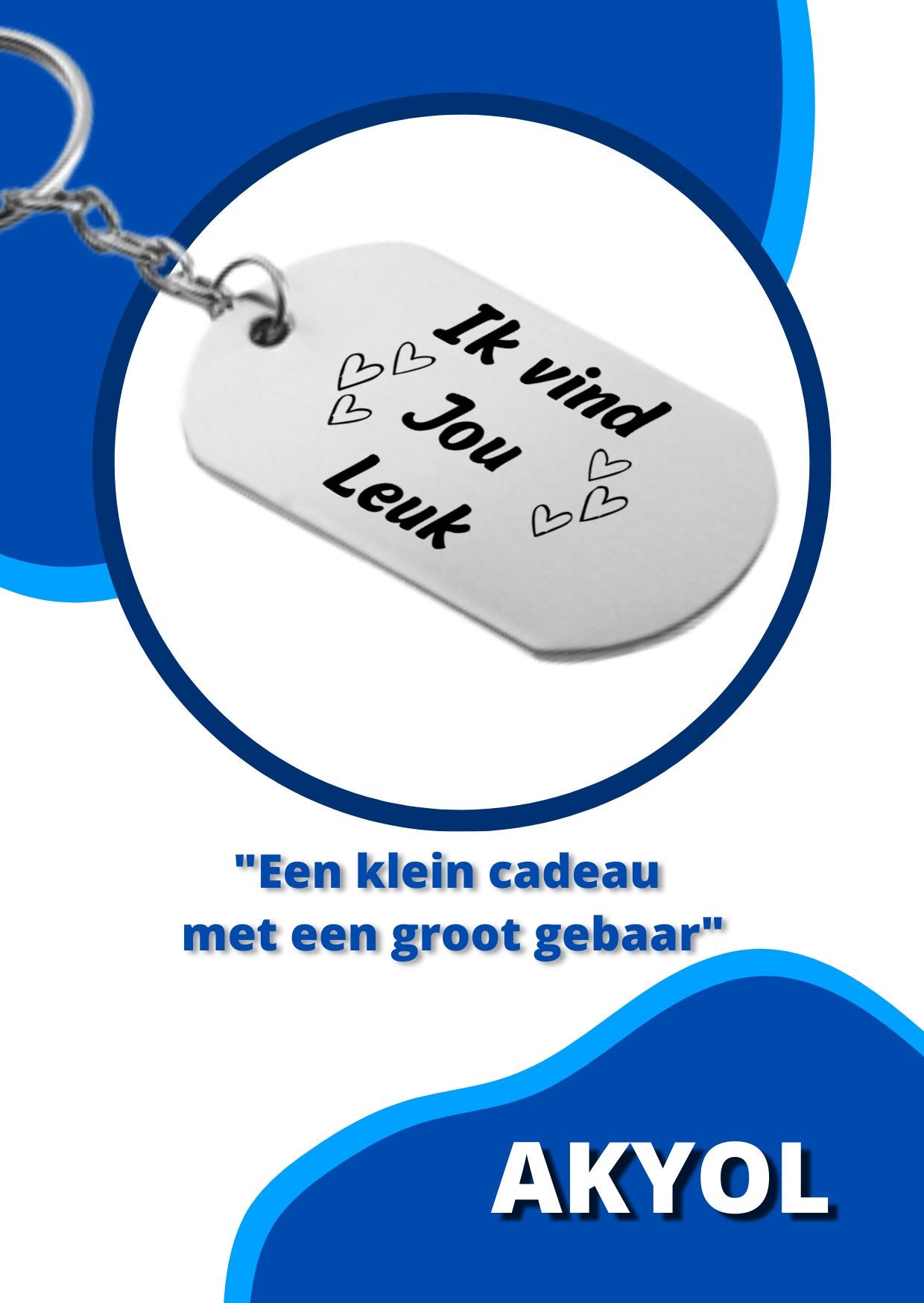 ik vind jou leuk sleutelhanger