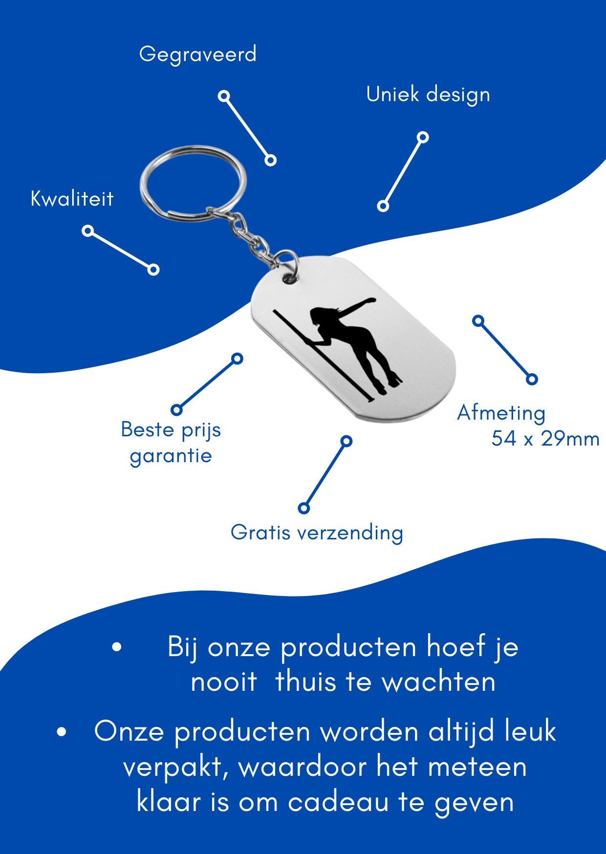 paaldanseres sleutelhanger