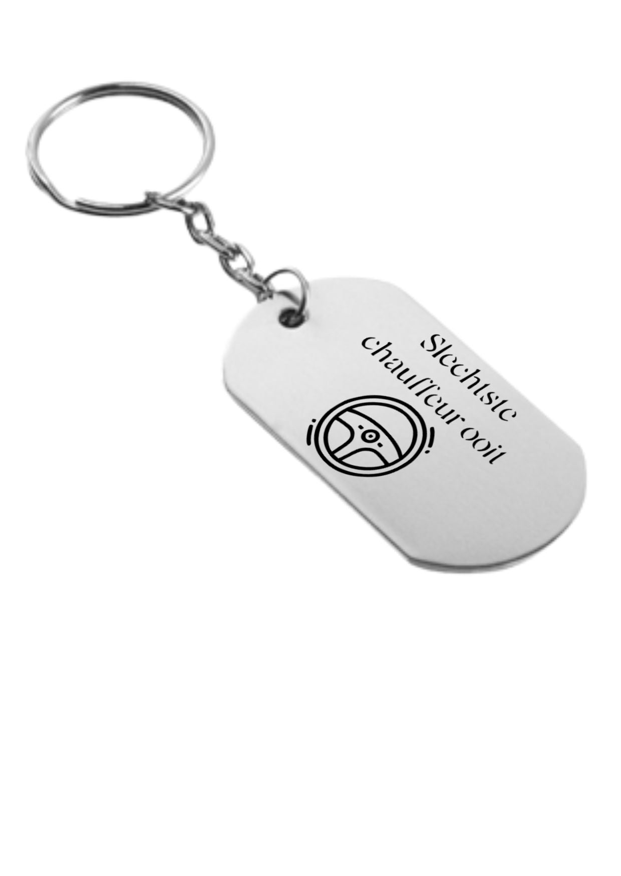 slechtste chauffeur ooit sleutelhanger