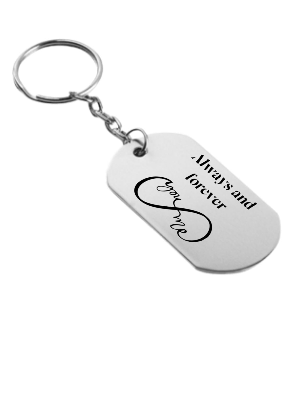 always and forever sleutelhanger