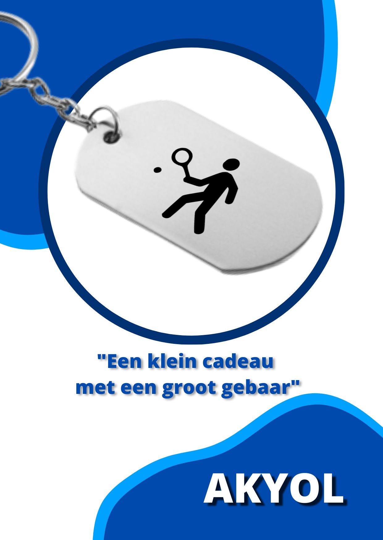 tennis sleutelhanger