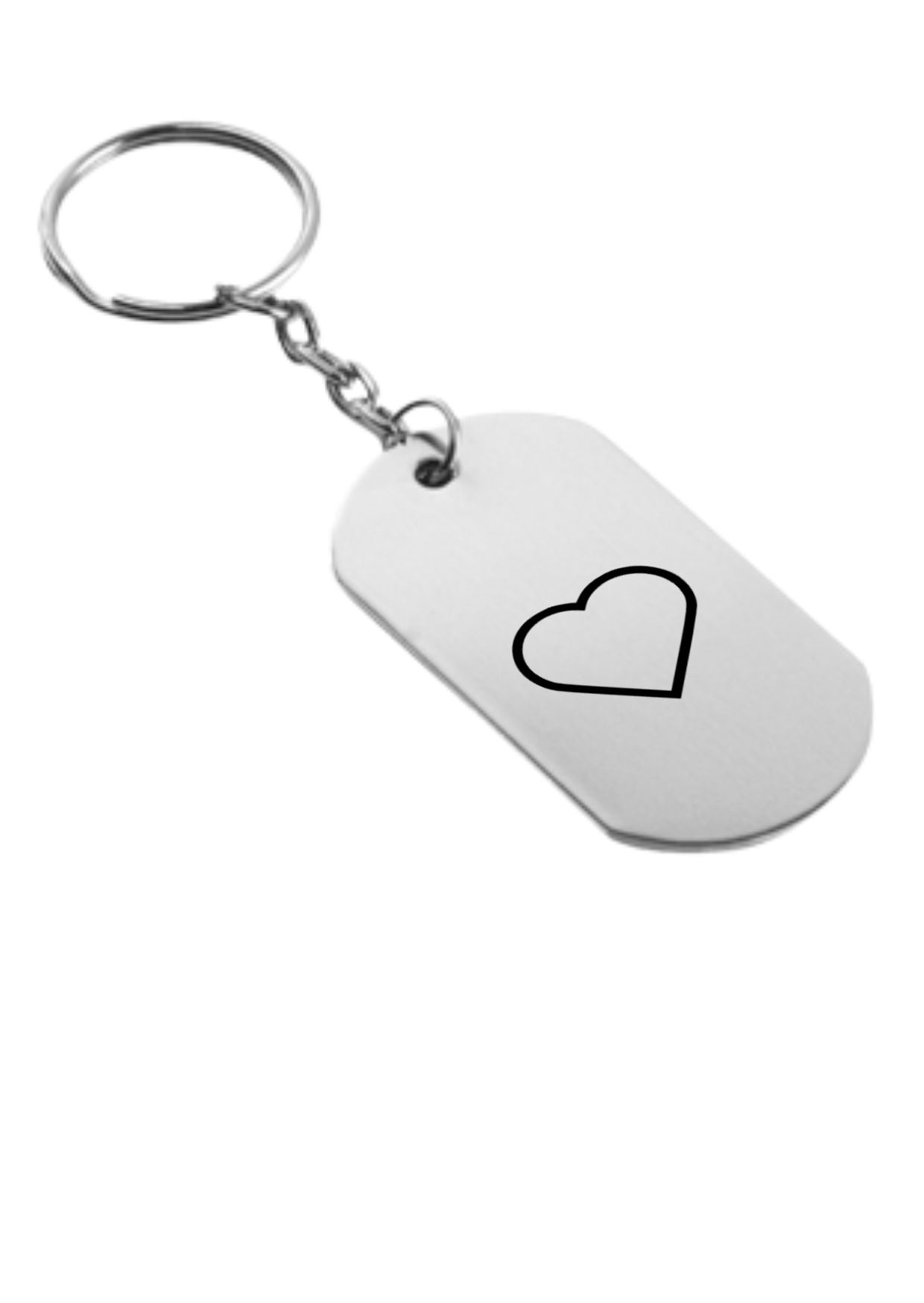 hart sleutelhanger