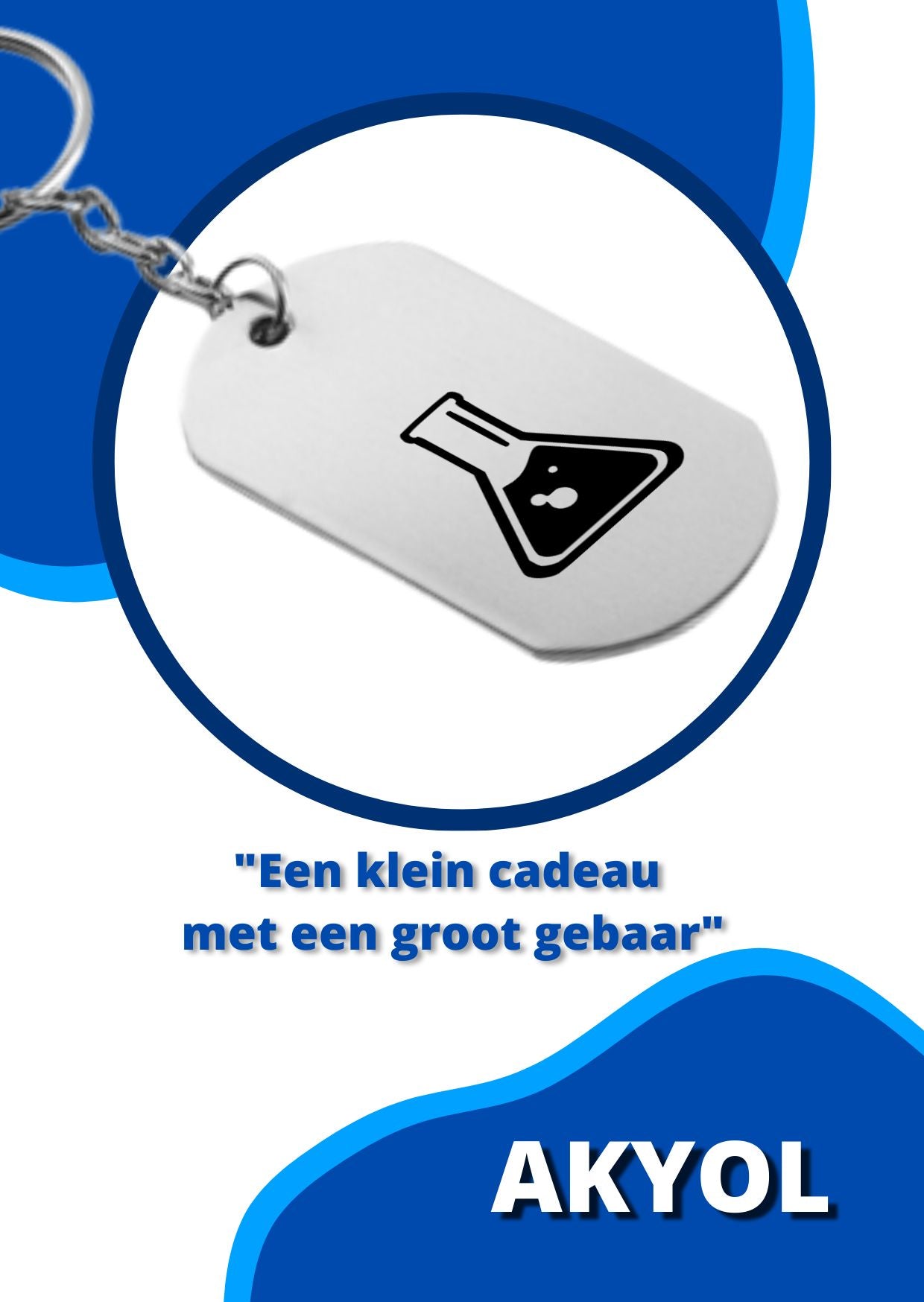 scheikunde sleutelhanger