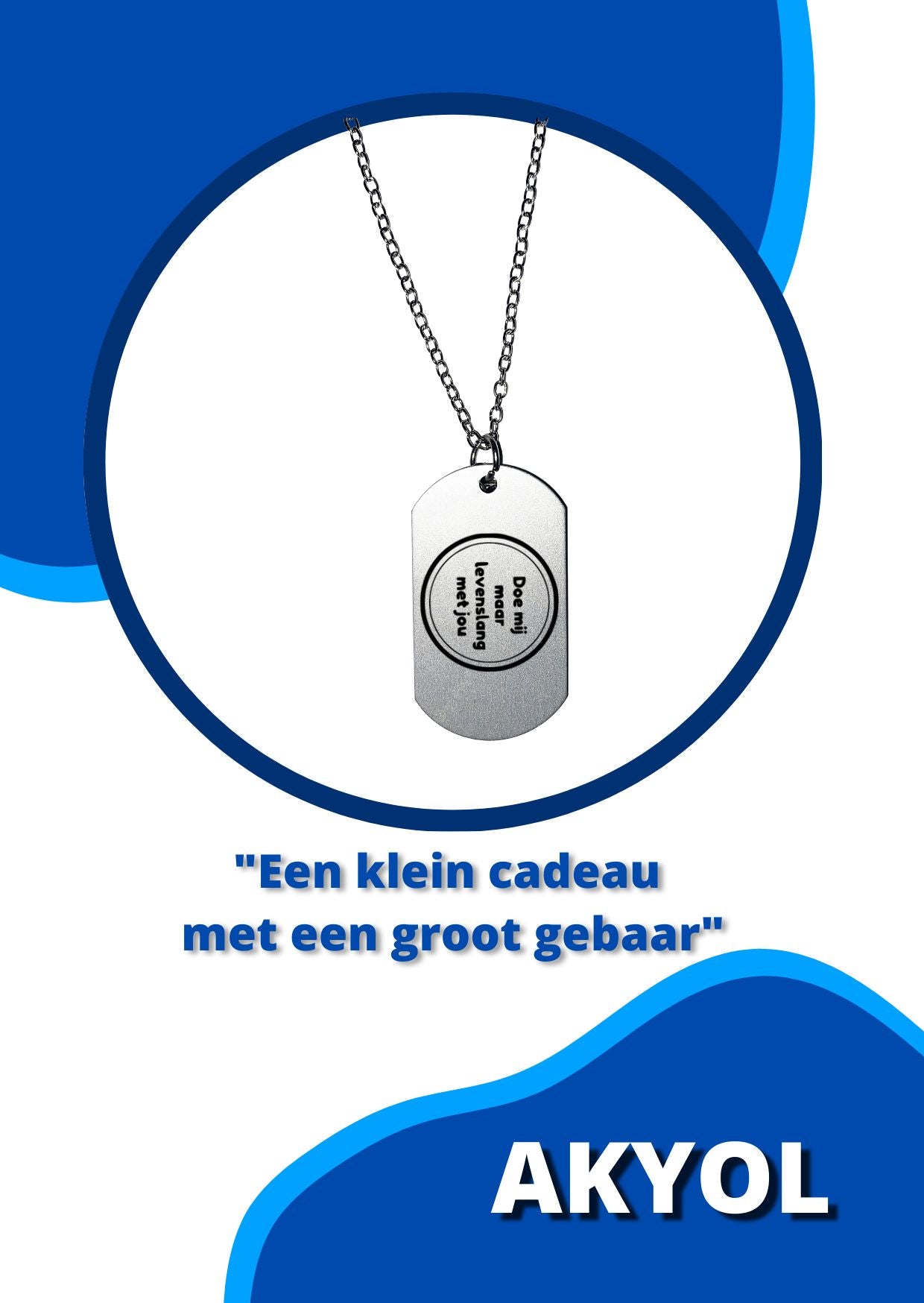 doe mij maar levenslang met jou ketting