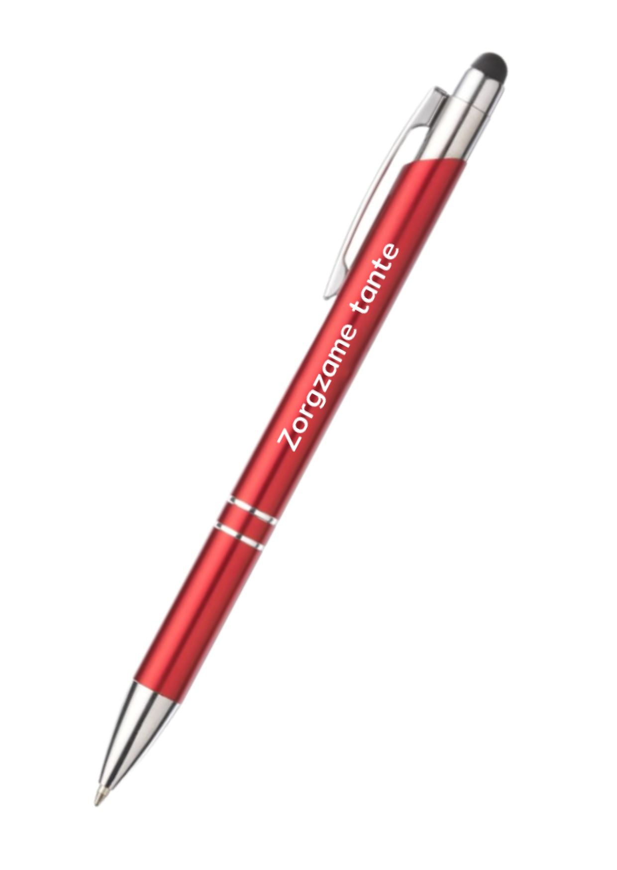 zorgzame tante pen - gegraveerd 🔵 🔴 ⚫