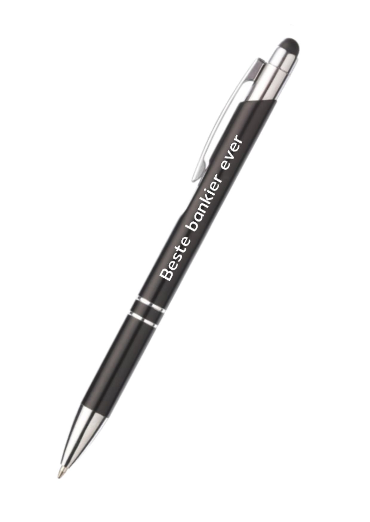 beste bankier ever pen - gegraveerd 🔵 🔴 ⚫