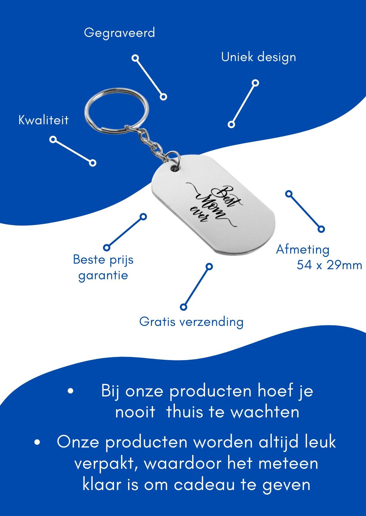 best mom ever sleutelhanger