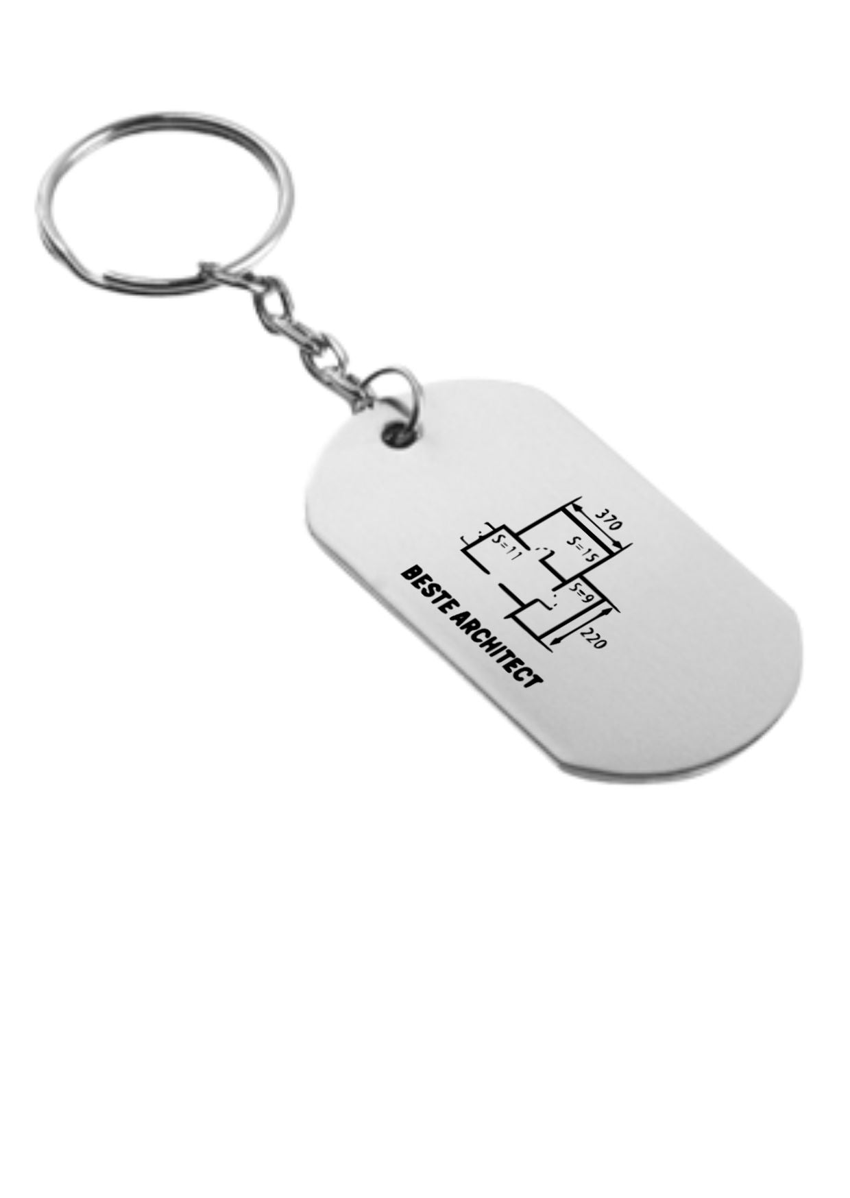 architect sleutelhanger