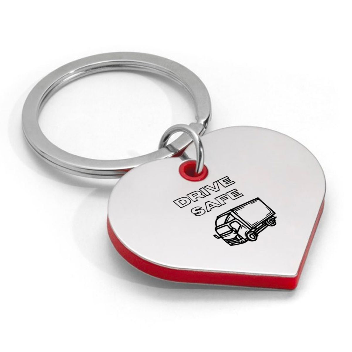 drive safe sleutelhanger hartvorm