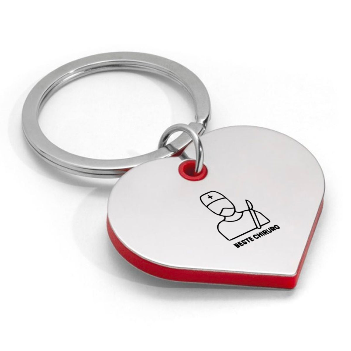 beste chirurg sleutelhanger hartvorm