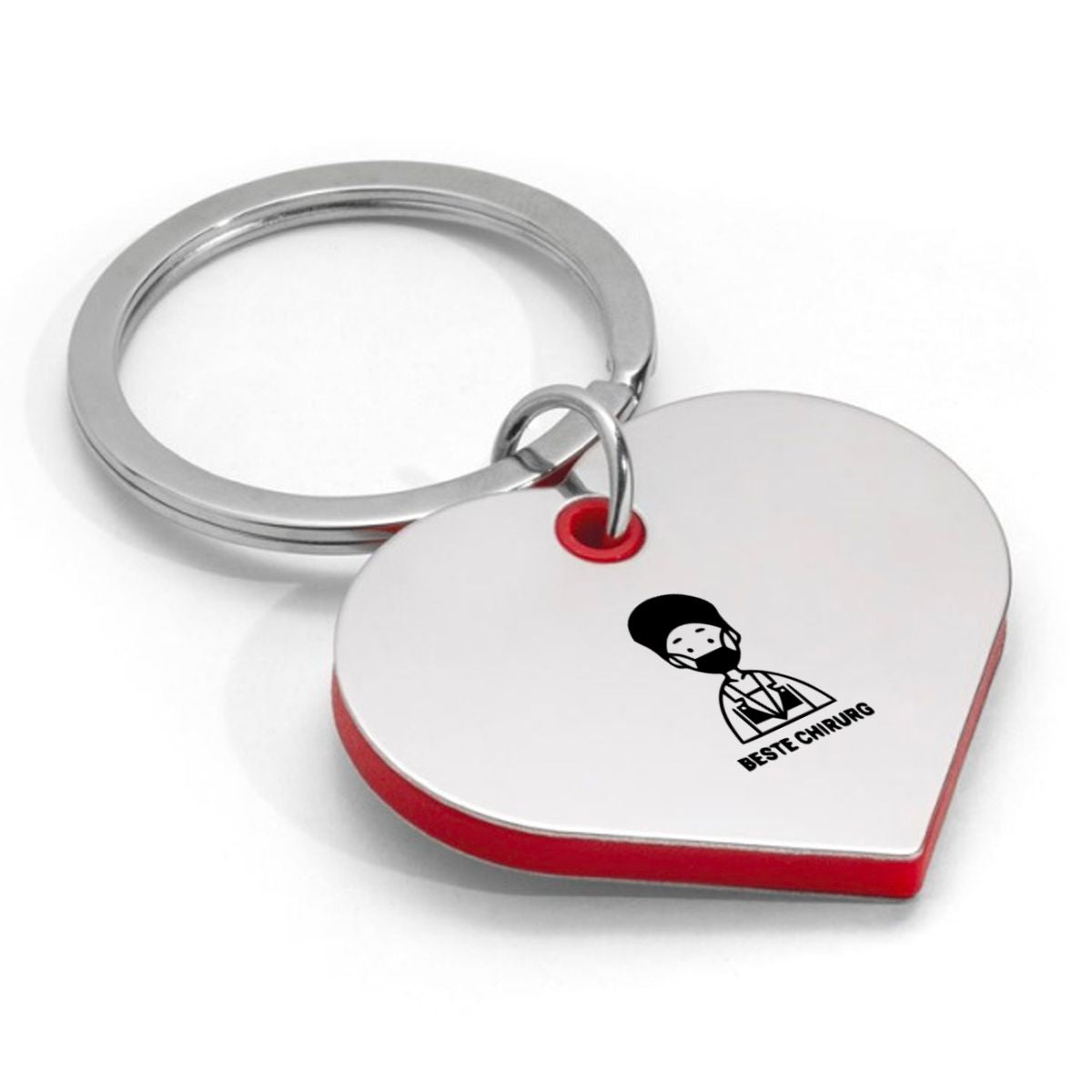 beste chirurg sleutelhanger hartvorm