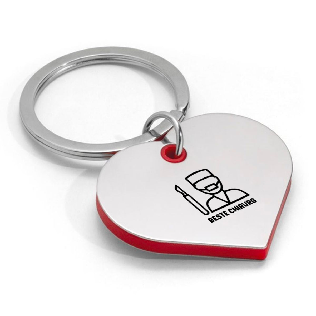 beste chirurg sleutelhanger hartvorm