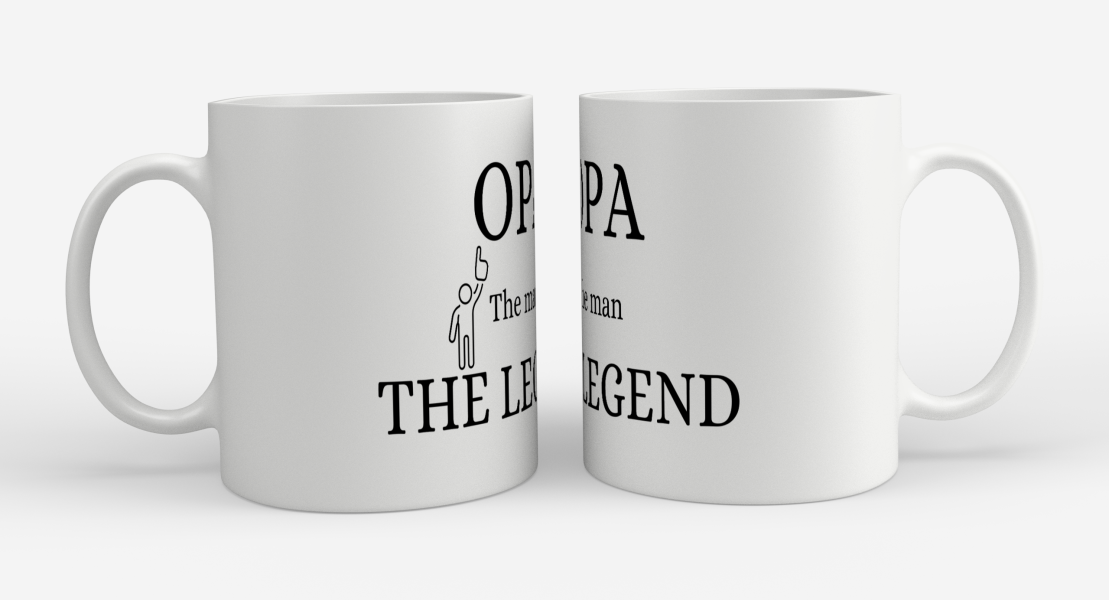 opa the man the legend Koffiemok - Theemok