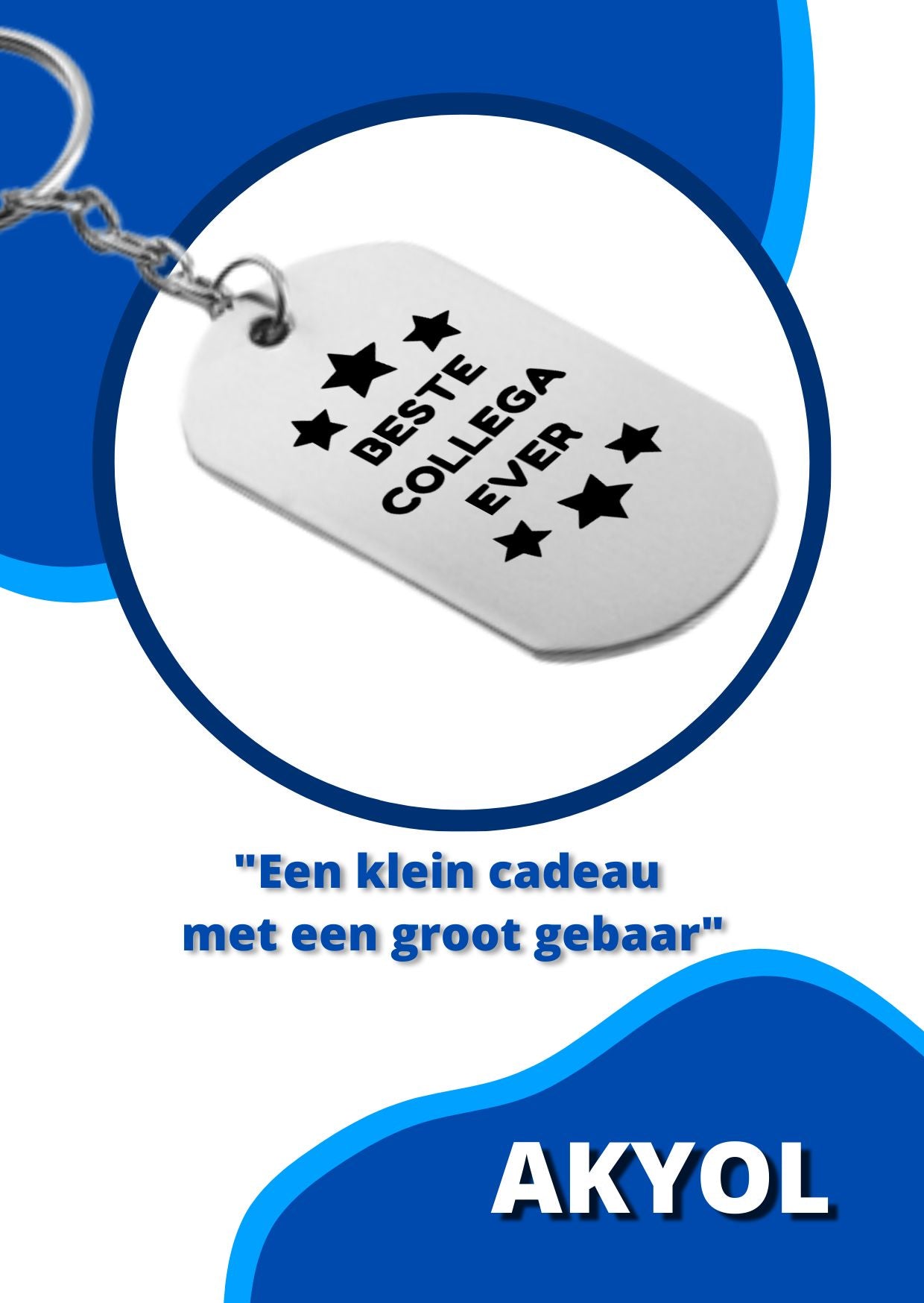 beste collega ever sleutelhanger