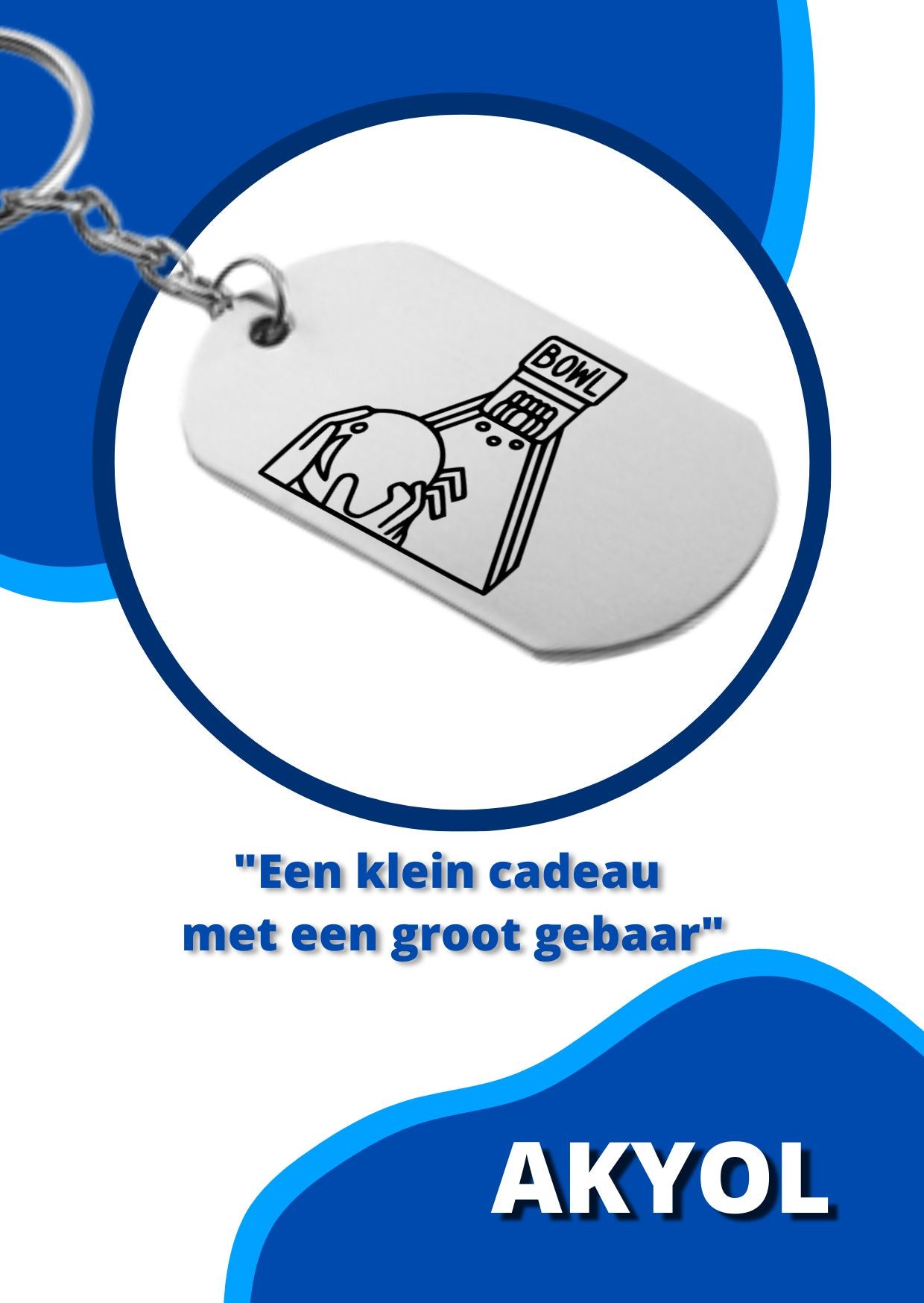 bowlen sleutelhanger