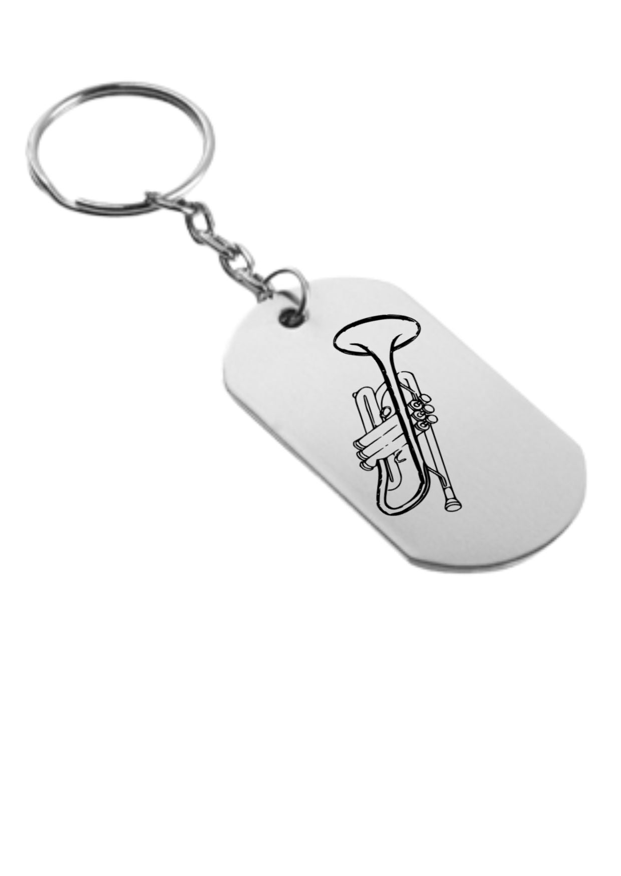 trompet sleutelhanger
