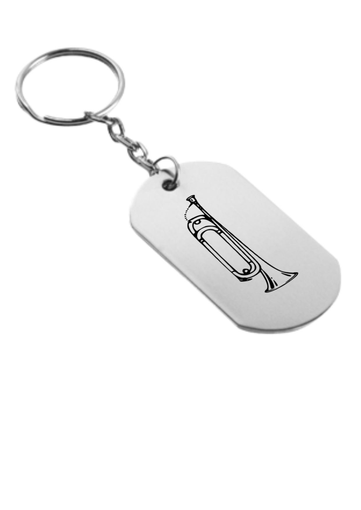 trompet sleutelhanger