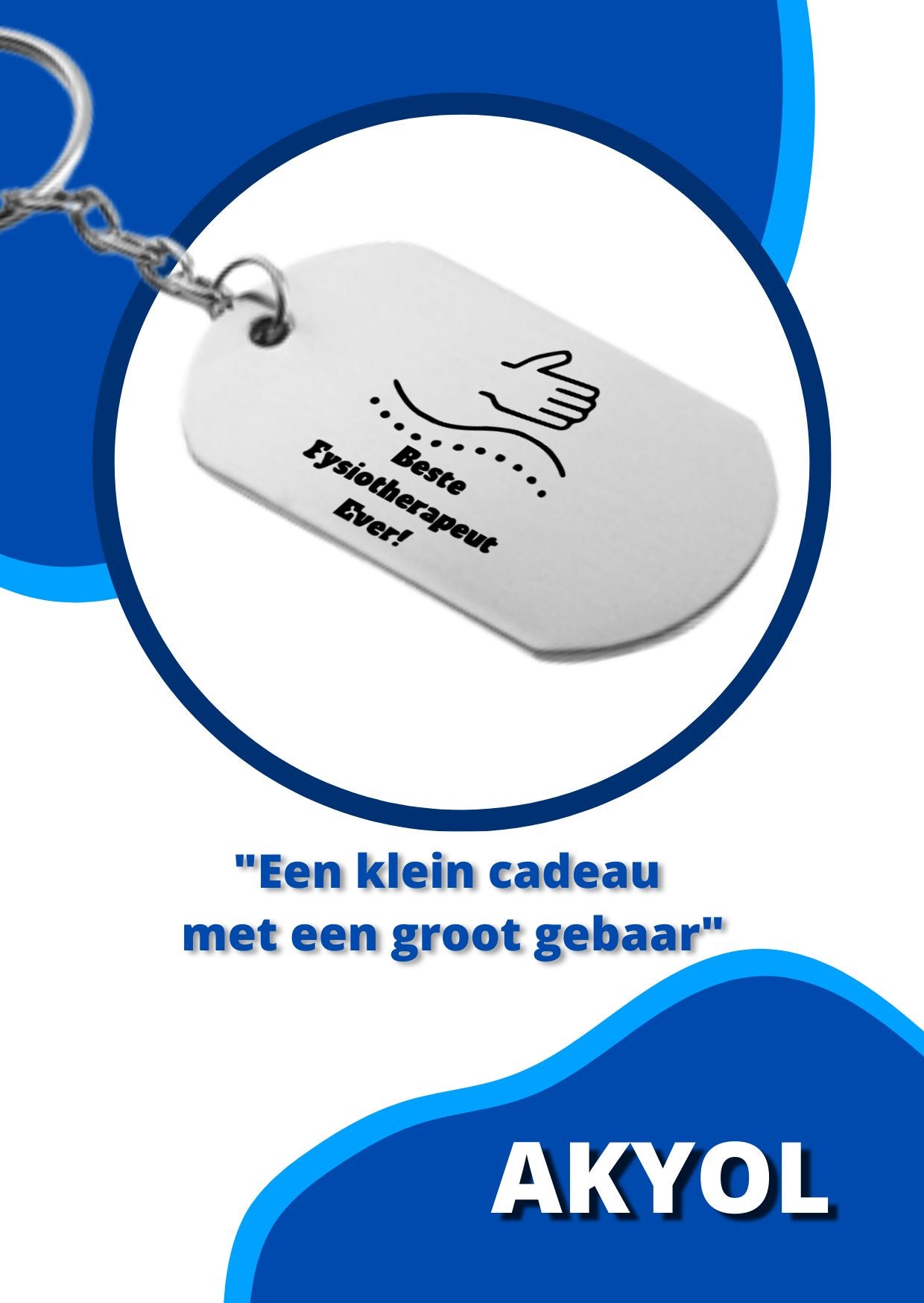 beste fysiotherapeut sleutelhanger