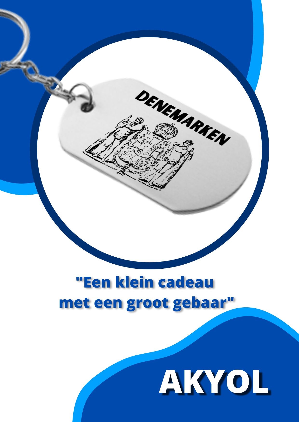 denemarken sleutelhanger