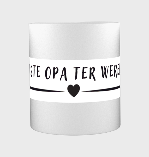 beste opa ter wereld Koffiemok - Theemok