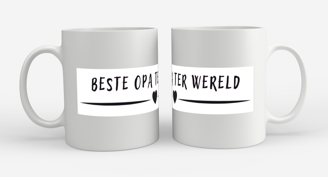 beste opa ter wereld Koffiemok - Theemok