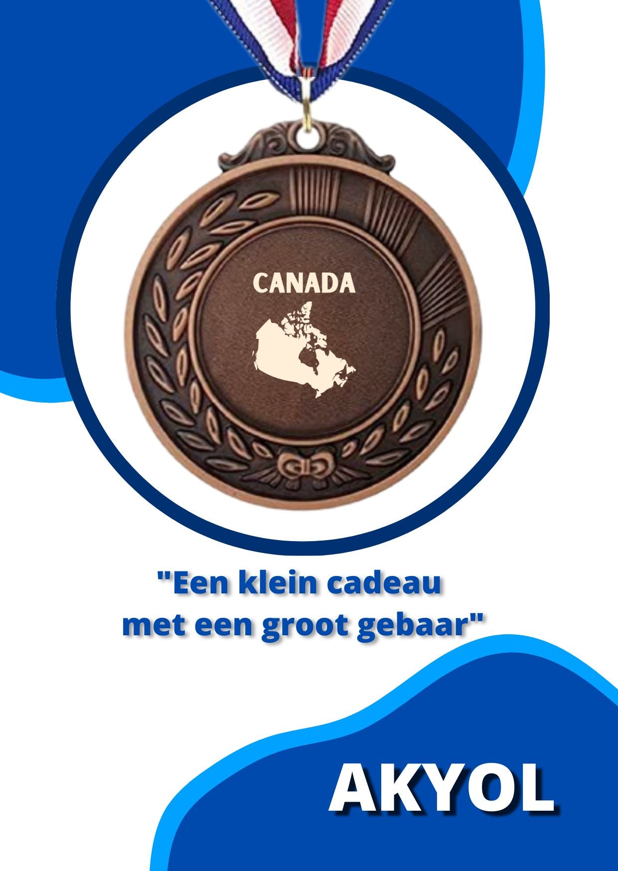 canada sleutelhanger hartvorm