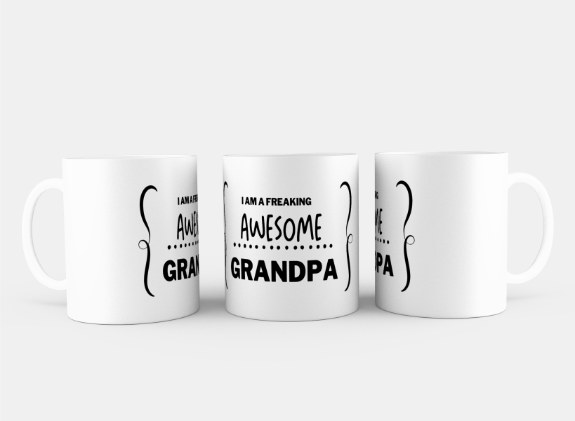 i am a freaking awesome grandpa Koffiemok - Theemok