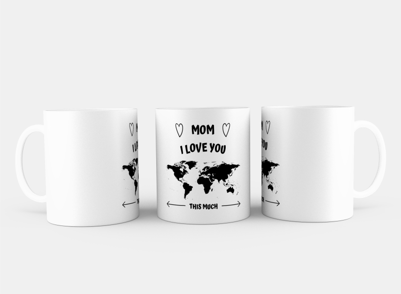 mom i love you this much Koffiemok - Theemok