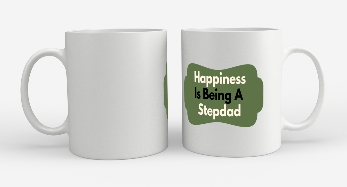 happiness is being a stepdad Koffiemok - Theemok