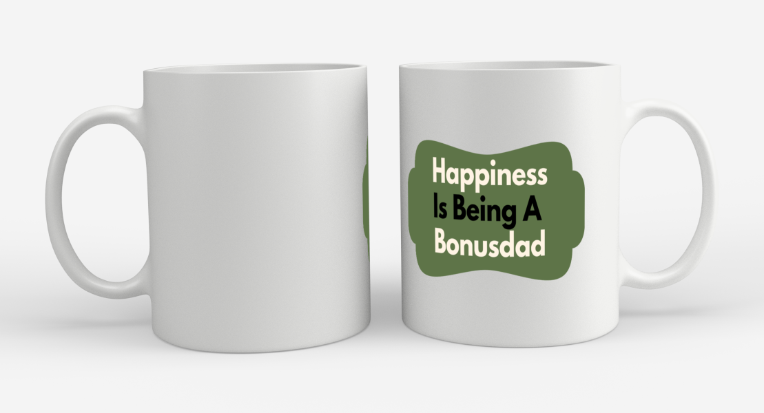 happiness is being a bonusdad Koffiemok - Theemok
