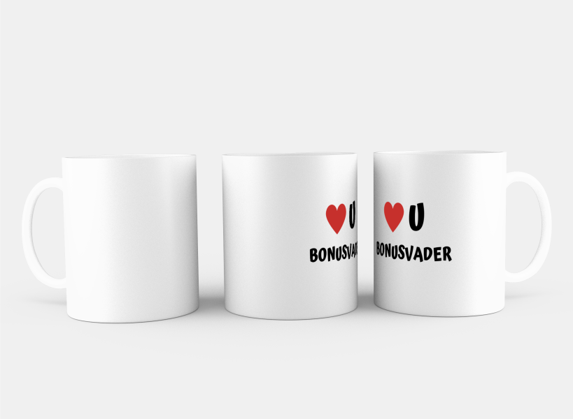 love u bonusvader Koffiemok - Theemok