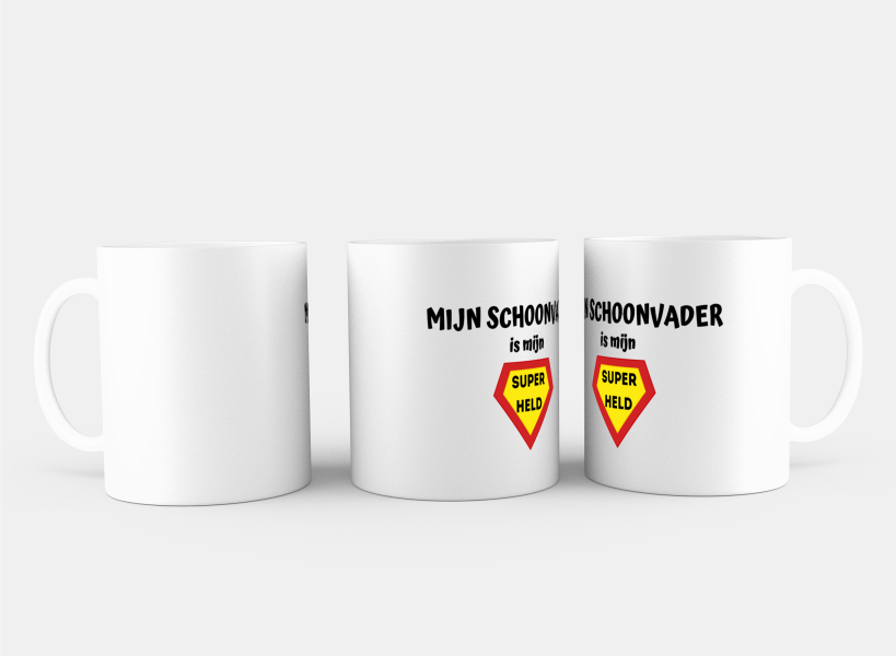 mijn schoonvader is mijn superheld Koffiemok - Theemok