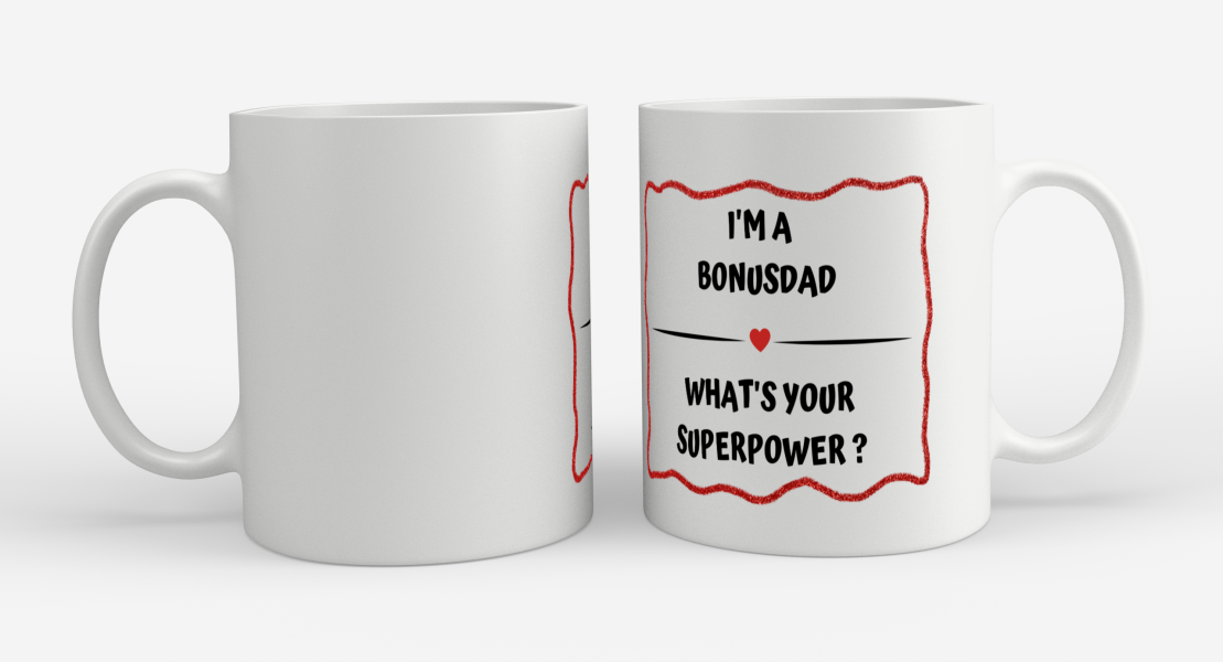 i'm a bonusdad what's your superpower? Koffiemok - Theemok