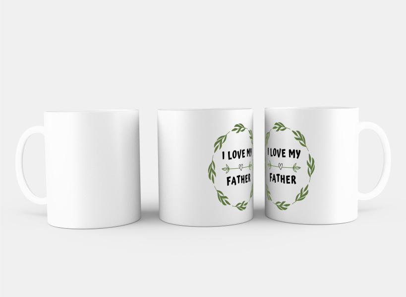i love my father Koffiemok - Theemok