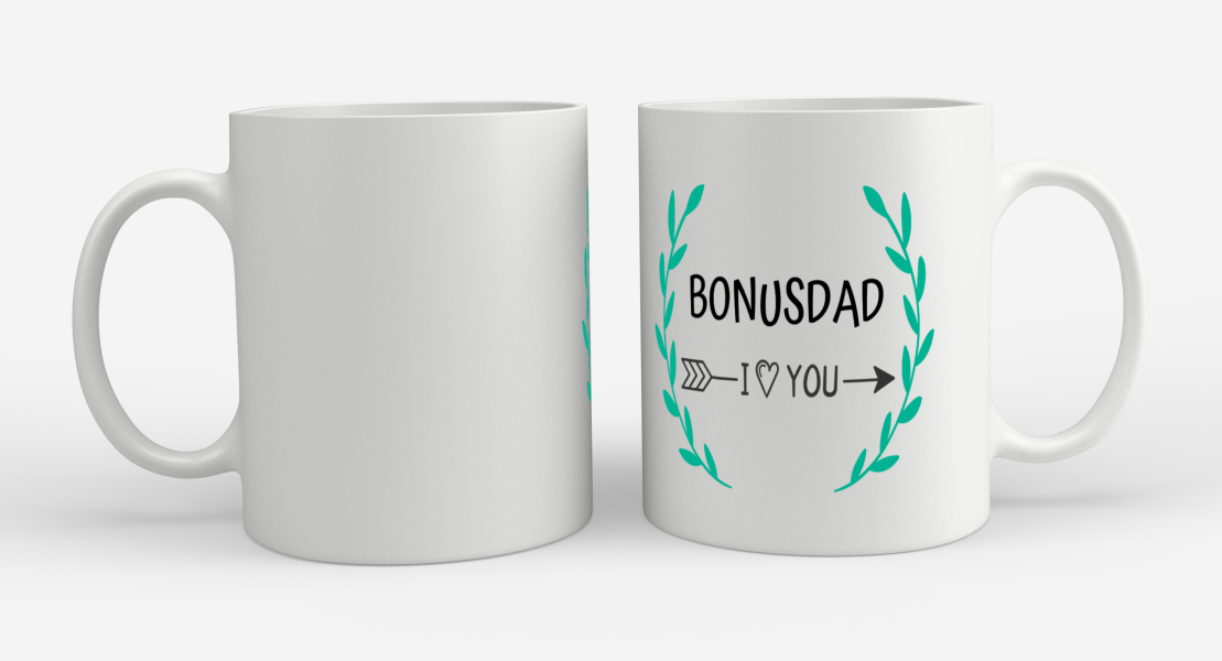 bonusdad i love you Koffiemok - Theemok