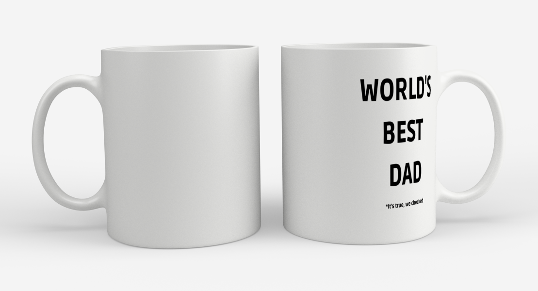 world's best dad it's true we checked Koffiemok - Theemok