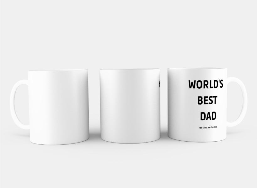 world's best dad it's true we checked Koffiemok - Theemok