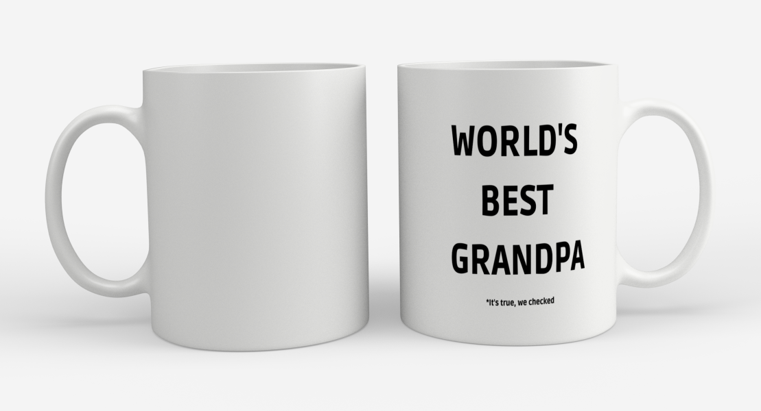 world's best grandpa it's true we checked Koffiemok - Theemok