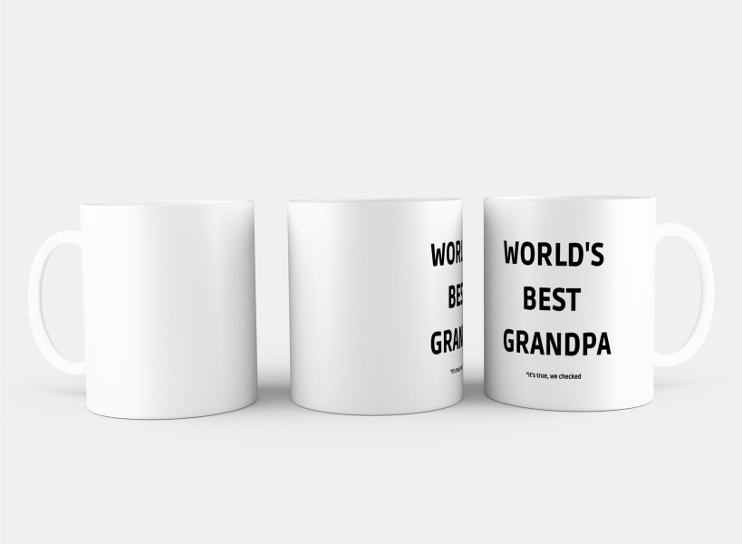world's best grandpa it's true we checked Koffiemok - Theemok