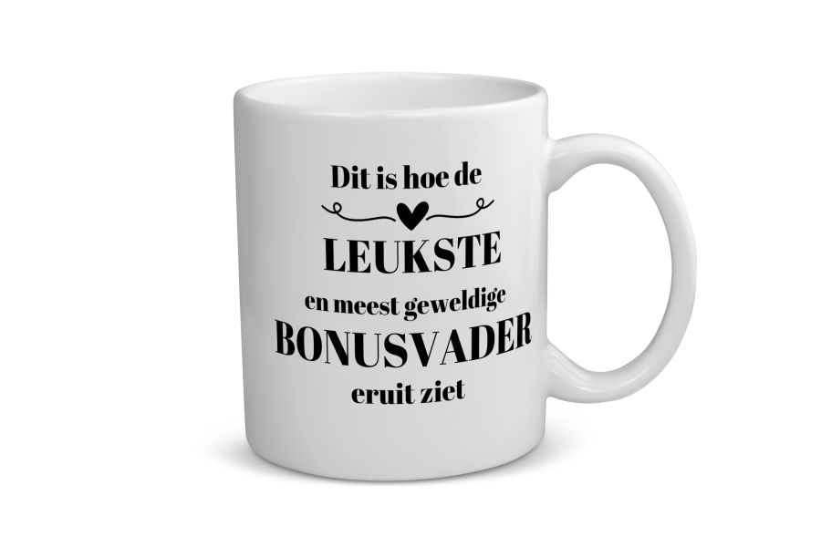 dit is hoe de leukste en meest geweldige bonusvader eruit ziet Koffiemok - Theemok