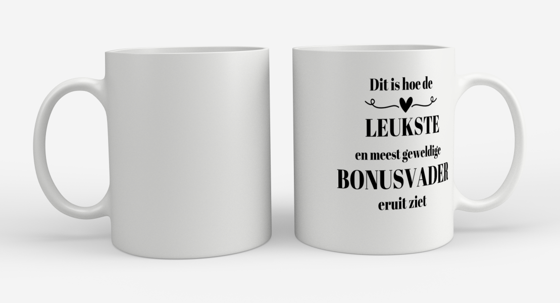 dit is hoe de leukste en meest geweldige bonusvader eruit ziet Koffiemok - Theemok