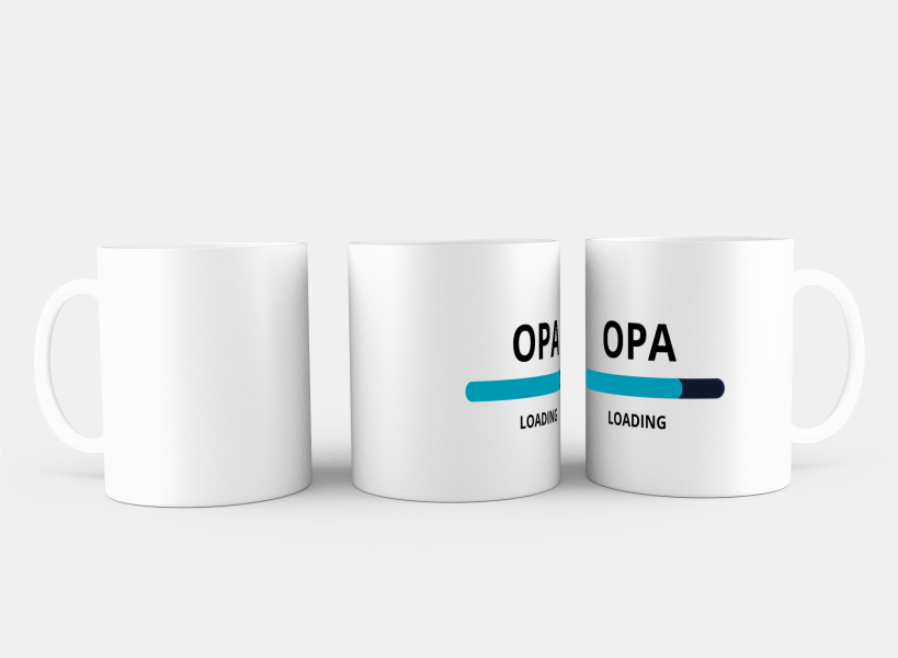 opa loading Koffiemok - Theemok