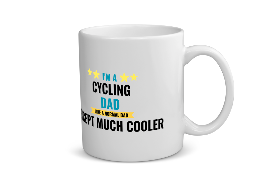 i'm a cycling dad like a normal dad except much cooler Koffiemok - Theemok