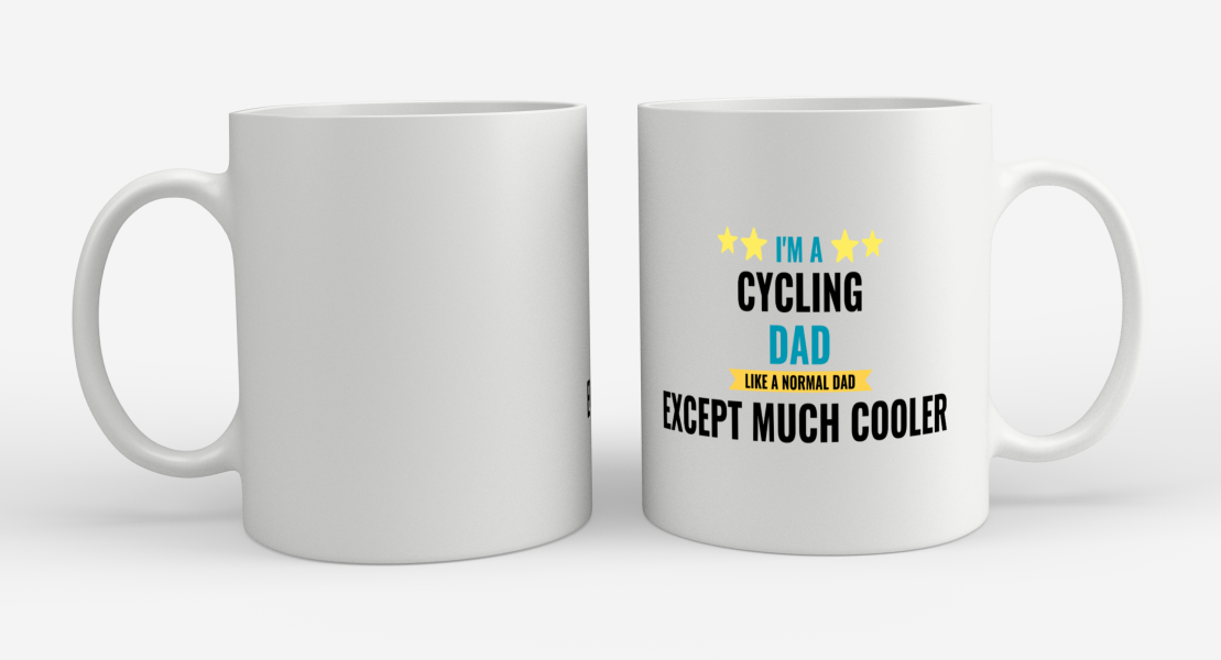 i'm a cycling dad like a normal dad except much cooler Koffiemok - Theemok
