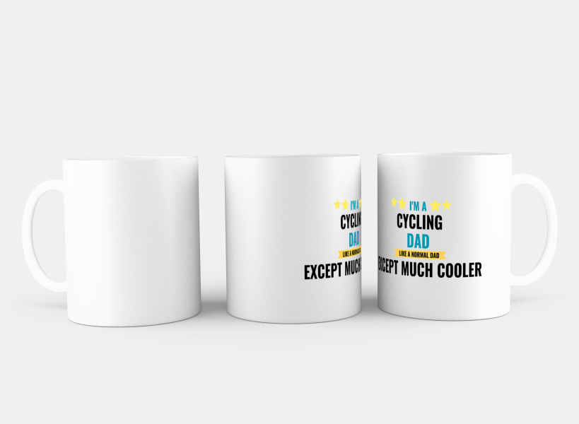 i'm a cycling dad like a normal dad except much cooler Koffiemok - Theemok