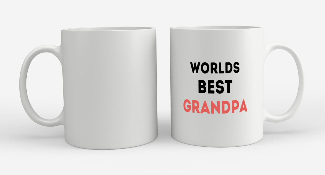 worlds best grandpa Koffiemok - Theemok