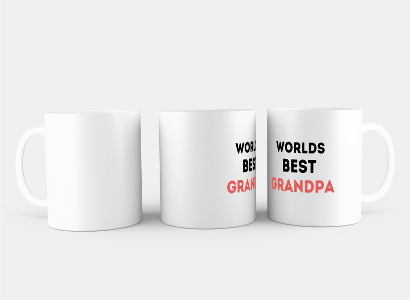 worlds best grandpa Koffiemok - Theemok